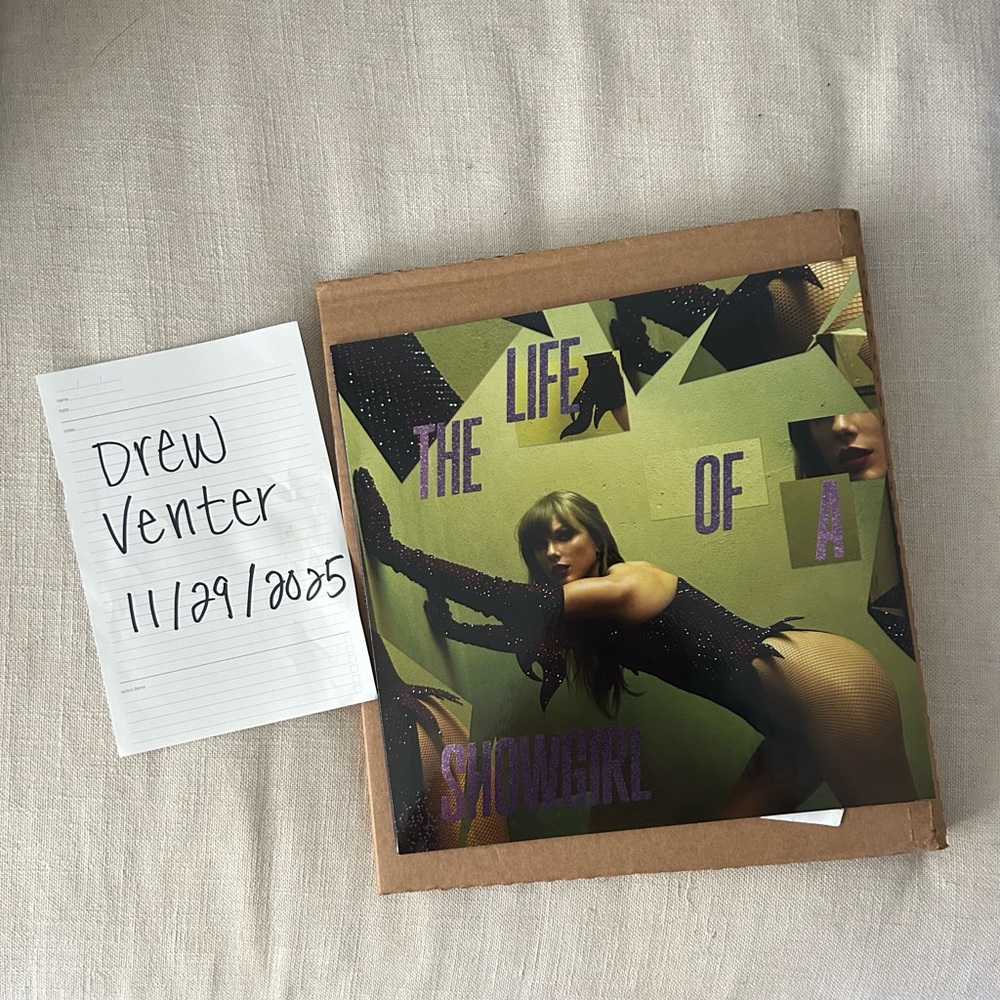 Taylor Swift The Life of a Showgirl Shiny Bug Violet Shimmer Vinyl Record